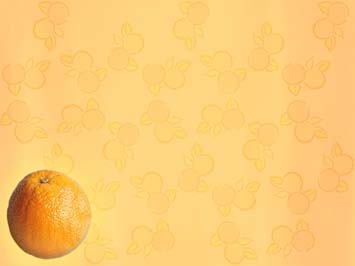 Orange Title Content PowerPoint Template