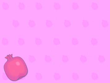 Pomegranate Title Content PowerPoint Template