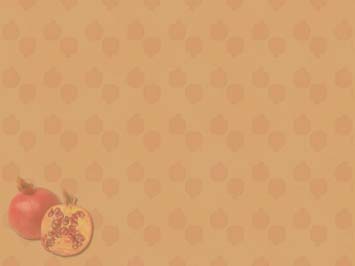 Pomegranate Title Content PowerPoint Template