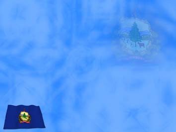 Vermont Flag Title Content PowerPoint Template