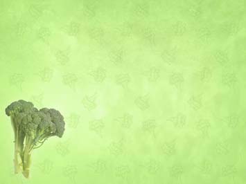 Broccoli Title Content PowerPoint Template