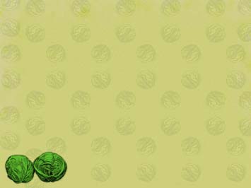 Cabbage Title Content PowerPoint Template