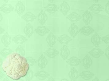 Cauliflower Title Content PowerPoint Template