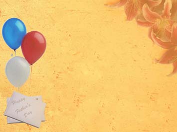 Father's Day Title Content PowerPoint Template