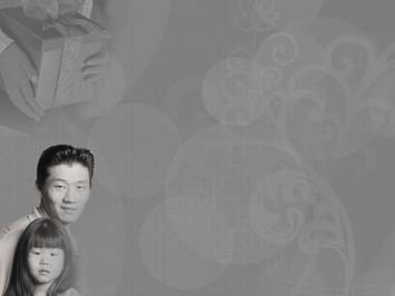 Father's Day Title Content PowerPoint Template