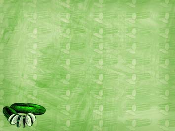 Cucumber Title Content PowerPoint Template