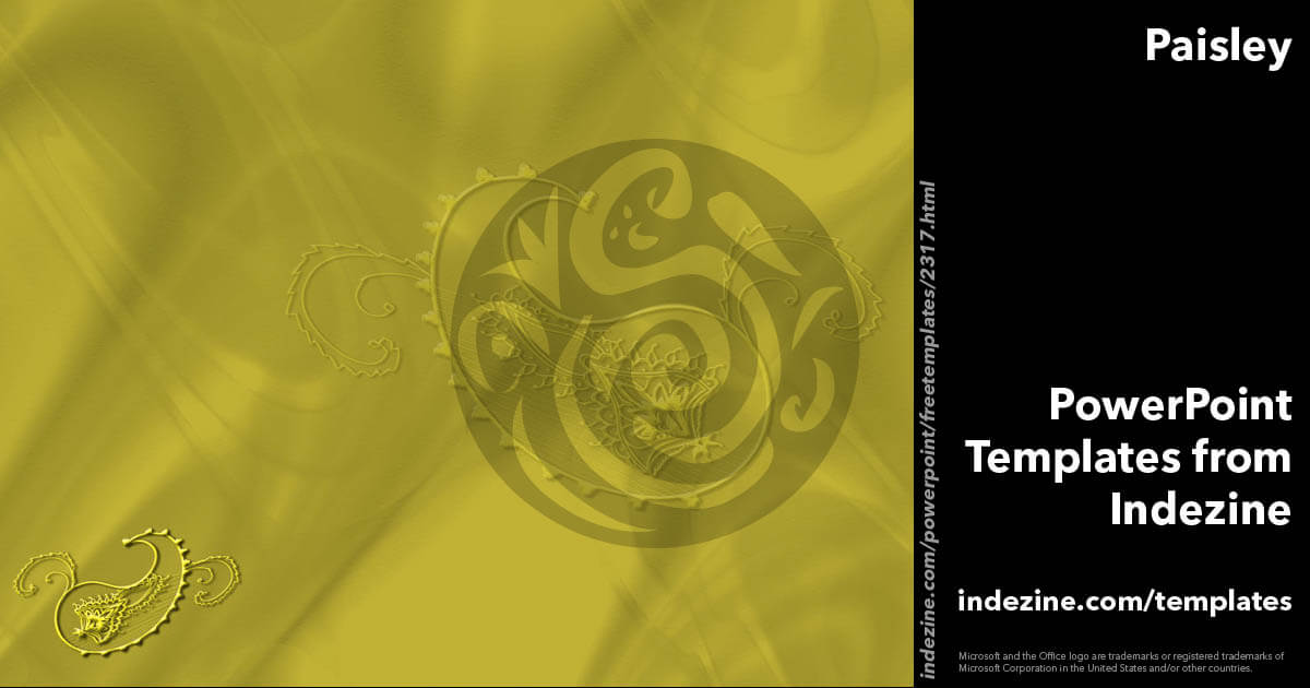 Paisley 11 PowerPoint Template