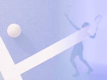 Tennis Title Content PowerPoint Template