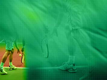 Tennis Title Content PowerPoint Template