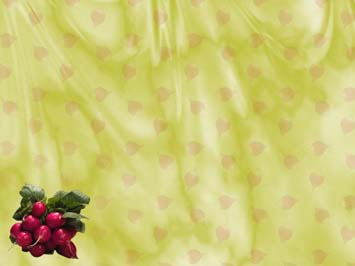 Red Radish Title Content PowerPoint Template