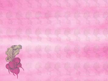 Red Radish Title Content PowerPoint Template