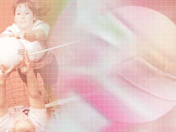 Volley Ball Title Content PowerPoint Template