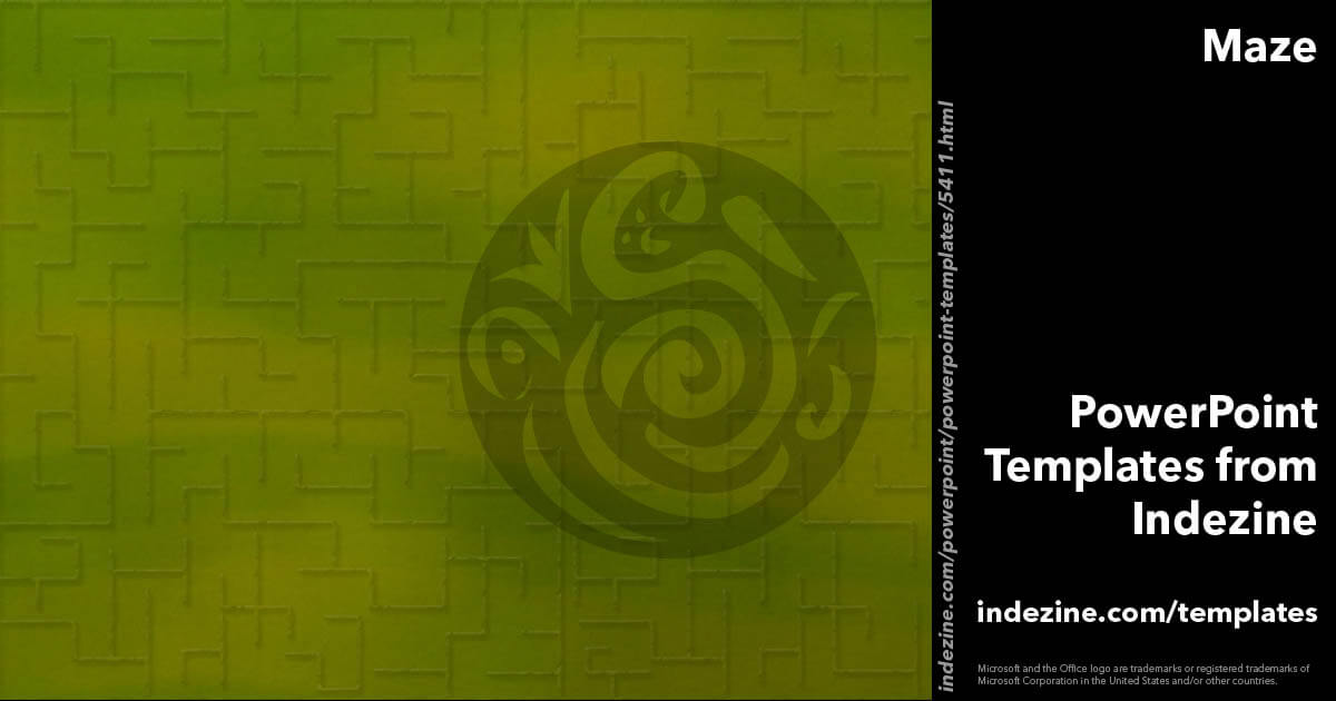 Maze 05 PowerPoint Template