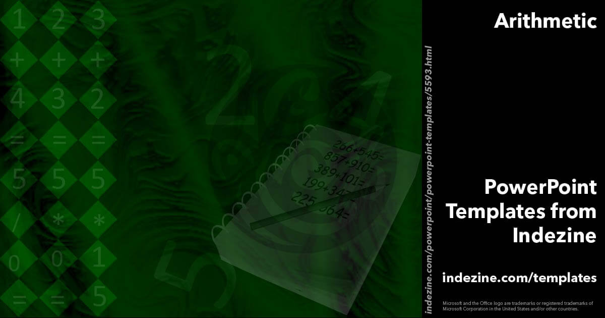 Arithmetic 04 PowerPoint Template