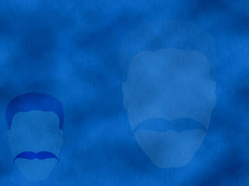 Movember Title Content PowerPoint Template