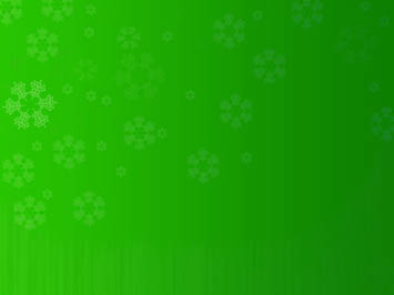 Snowflakes Title Content PowerPoint Template