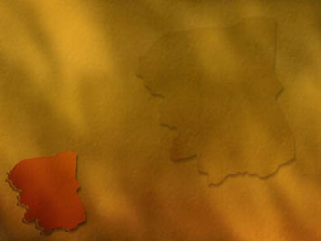 Nakhon Pathom Map Title Content PowerPoint Template