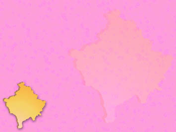 Kosovo Map Title Content PowerPoint Template