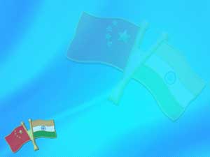 India China Title Content PowerPoint Template