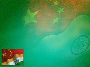 India China Title Content PowerPoint Template