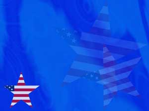 Americana Star Title Content PowerPoint Template