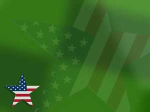 Americana Star Title Content PowerPoint Template