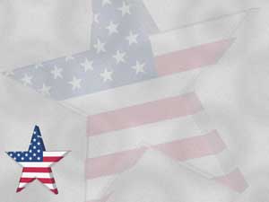 Americana Star Title Content PowerPoint Template
