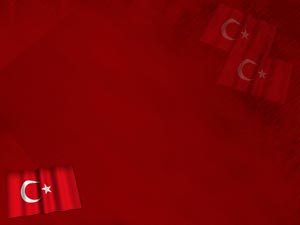 Turkey Flag Title Content PowerPoint Template
