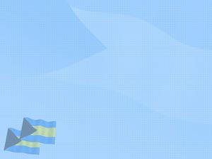Bahamas Flag Title Content PowerPoint Template
