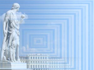 Vienna Schonbrunn Title Content PowerPoint Template