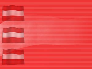 Austria Flag Title Content PowerPoint Template