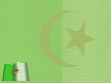 Algeria Flag Title Content PowerPoint Template