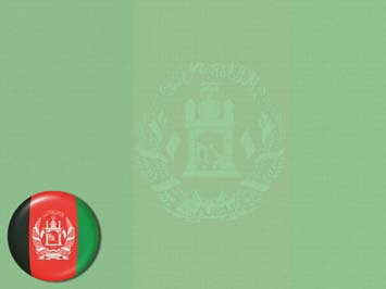Afghanistan Flag Title Content PowerPoint Template