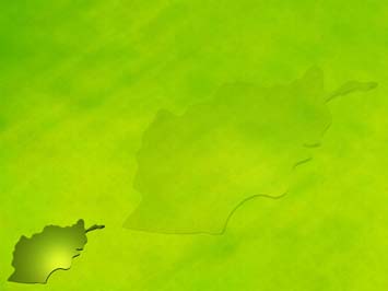 Afghanistan Map Title Content PowerPoint Template