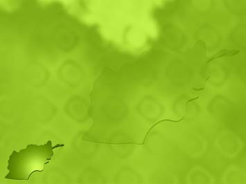 Afghanistan Map Title Content PowerPoint Template