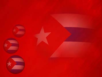 Cuba Flag Title Content PowerPoint Template