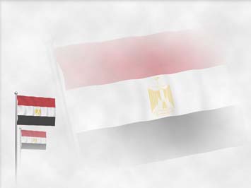Egypt Flag Title Content PowerPoint Template
