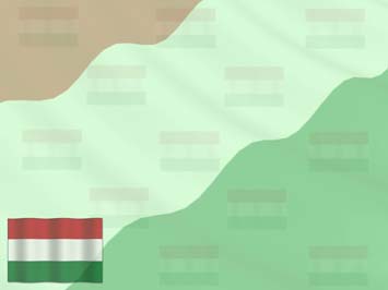 Hungary Flag Title Content PowerPoint Template