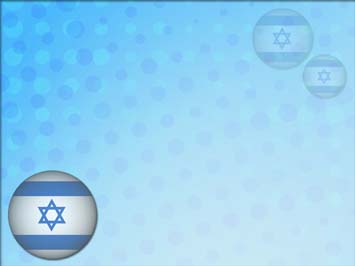 Israel Flag Title Content PowerPoint Template