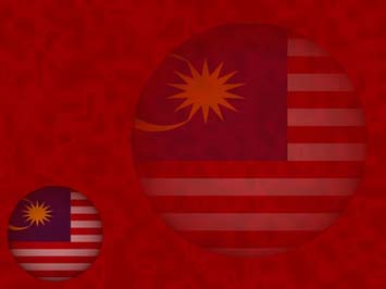 Malaysia Flag Title Content PowerPoint Template