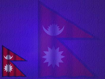 Nepal Flag Title Content PowerPoint Template