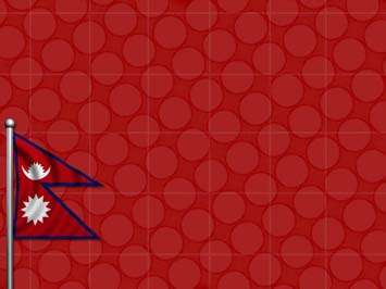 Nepal Flag Title Content PowerPoint Template