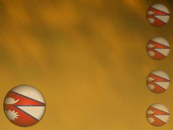 Nepal Flag Title Content PowerPoint Template