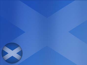 Scotland Flag Title Content PowerPoint Template
