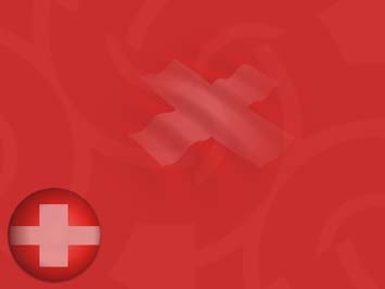Switzerland Flag Title Content PowerPoint Template