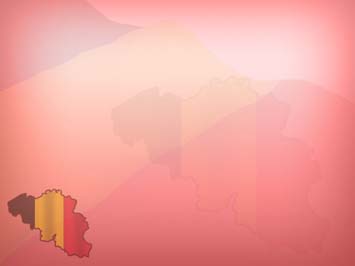 Belgium Map Title Content PowerPoint Template