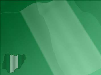 Nigeria Map Title Content PowerPoint Template