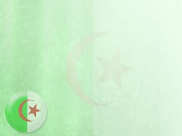 Algeria Flag Title Content PowerPoint Template