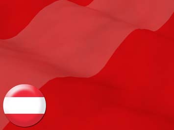 Austria Flag Title Content PowerPoint Template