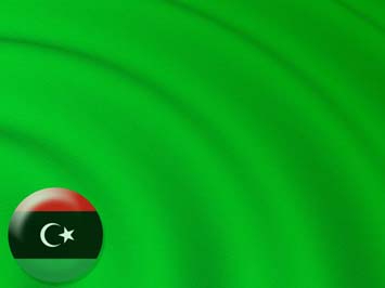 Libya Flag Title Content PowerPoint Template